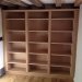 Bookcase in plain mdf