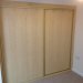 Sliding wardrobe doors built in ash