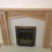Oak fire place