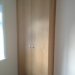 Built in oak wardrobe
