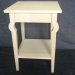beech table with drawer